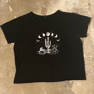 Moon and Cactus Tee